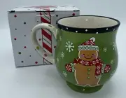 Christmas Gingerbread Man Mug Winter Whimsy Temptations by Tara NIB