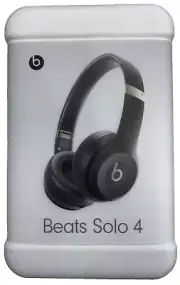 Beats Solo 4 True Wireless On-Ear Headphones by Dre (Matte Black) NEW-SEALED