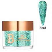 Billionaire SNS Gelish Dip Dipping Acrylic Nail Powder - Chunky Glitter 008 56g