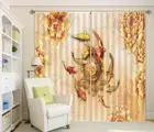 Rich Cryprinus Carpiod 3D Curtain Blockout Photo Printing Curtains Drape Fabric