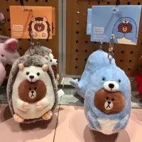 在飛比找蝦皮購物優惠-刺蝟現貨💕正版 刺蝟熊大海豹熊大 鯊魚熊大吊飾玩偶娃娃 韓國