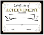 Award Certificates - Certificate of Achievement for Students, School Graduation Ceremony, Kindergarten Preschool certificates of Completion - 25 Award Certificates (aa01)