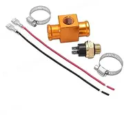 Car Radiator Temperature Switch Radiator Fan Thermostat for Beta 125-498 RR 2T 4T X-Trainer 300 125 250 300 350 390 400 450 480 498 Radiator Fin Comb Kit(Orange)