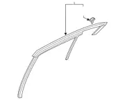 Genuine Mazda Run Channel BDMT-72-60ZH (for: Mazda)