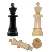 16GB 32GB 64GB 3D Wooden International Chess USB Flash Drive Memory Pen Stick