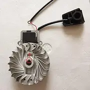 2 Styles Flywheel Fit for 1E48F 48F 63CC 2 Stroke Engine Ignition Fly Wheel Auger Earth drilll Hole Digger Parts Replacement of Accessories (Color : Red)