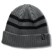 ALPINESTARS ROLLER BEANIE CHARCOAL GREY BLACK CUFF ADULT HAT MX ASTARS CASUAL