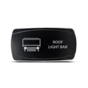 CH4x4 Rocker Switch for Jeep Roof Light Bar Symbol â Horizontal - Amber LED