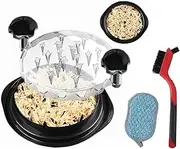 Epzia Chicken Shredder,Visible Chicken Breast Shredder Tool Twist with Large Meat Shredder Machine - Ergonomic Handle, Dishwasher Safe (Black Chicken Shredder)