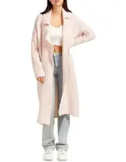 [Belle & Bloom] Born To Run Sustainable Sweater Coat in Pale Pink