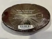 BATH & BODY WORKS White Tea and Ginger Glycerin Bar Soap New in Plastic RARE