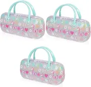 [OATIPHO] Box Children's Creative Portable Pu Glasses Storage Case Glasses Container Cartoon Pattern Glasses Holder Durable Spectacle Case Sunglasses Case Compression-resistant Glasses Case
