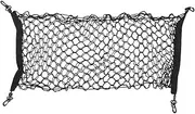 FONDOTIN Car Pet Mesh Separator Dog Safety Fence Net Car Boot Luggage Fixing Net 90x40cm Smooth Surface