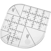 Curved Corner Cutter Quilt Ruler | Acrylic Sewing Patchwork Ruler Quilting Templ