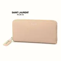 在飛比找Yahoo!奇摩拍賣優惠-Saint Laurent Paris (淡裸粉紅色×銀色)