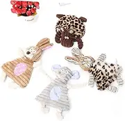 Dog Chewing Toys Sound Activated Molar Toys for Puppies Cartoon Animal Shape