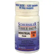 Martin & Pleasance Schuessler Tissue Salts Comb N Menstrual Pain 125 Tablets