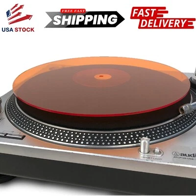 Acrylic Turntable Mat - 12" Acrylic Slipmat for Turntable (Slipmat Only)