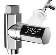 Led Display Water Shower Thermometer Water Powered Water Temperature Monitor