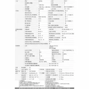 Panasonic國際牌  KX-TGE610TW / KX-TGE610 可搭配助聽器無線電話