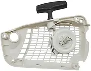 Recoil Starter 11370802108 for STIHL MS191T MS193T Chainsaw Fan SHOUSING Spring Pulley Grip Rope Assembly 1137 080 2100(Original Starter)