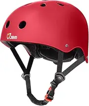 JBM Skateboard Helmet - Lightweight, Adjustable & Design of Ventilation Skate Helmet for Scooter, Roller Skate, Inline Skate