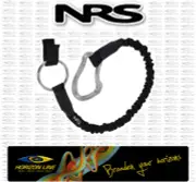 NRS Tow Tether 33" + Carabiner, Whitewater paddling safety tow rescue cow tail