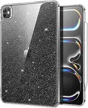 ESR for iPad Pro 11 Inch Case M4(2024, 5th Generation), Thin, Lightweight, Shock and Drop Protection, Yellowing Resistant, Hard Back, Supports Pencil Pro and Pencil(USB-C), Clear Shimmer