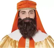 Wiseman Beard Moustache Biblical Fancy Dress Halloween Adult Costume Accessory