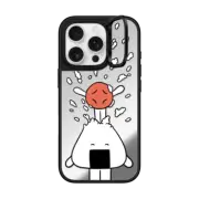 iPhone 16 Pro Mirror Ring Stand Case MagSafe Compatible Onigiri&Umeboshi Pop out by FURIIRAKUN