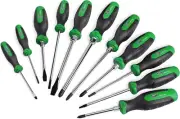 SK 11-Piece Magnetic Screwdriver Set, Includes Slotted/Phillip/Star Screwdrivers
