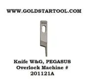 PEGASUS (willcox & gibbs) SERGER OVERLOCK KNIFE UPPER ~#201121A PACK OF TWO