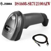 Zebra DS4608 1D 2D Laser Corded Barcode Scanner W/ USB CABLE DS4608-SR7U2100AZW