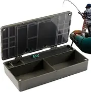 Tackle Storage Box,Fishing Rig Box - Jig Case, Rig Container for Travel Kayak Angler Outdoor Gear Boat Freshwater Saltwater Carp