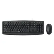 Rapoo NX1600 Wired Mouse & Keyboard Combo - Black [NX1600]
