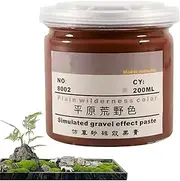 Miniature Basing Sand Mud | 200ml Simulation Earth Texture Basing Sand Mud | Crafting Beginners Making Plain Wilderness Desert Scenery Tool for Home, School