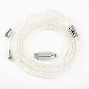 Type-C Cable,KBEAR T3 Decoding Upgrade Cable with Realtek ALC5686 high-Performance DAC for Samsung Galaxy S22 S21 Ultra S20+ (MMCX, Silver)