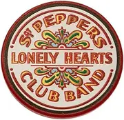 [Pyramid International] The Beatles Enamel Pin Badge (Sgt Pepper's Club Band Design) 2.5cm x 2.5cm - Official Merchandise, One Size, Enamel,Metal,Silver, No Gemstone