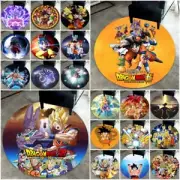 Dragon Balls Room Floor Mat Circle Round Carpet Anti-slip Chair Rug Mat