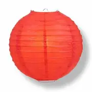 Quasimoon PaperLanternStore Decorative Paper Lantern - (Single, 20-Inch, Red,...
