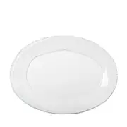Vietri Lastra White Small Oval Platter