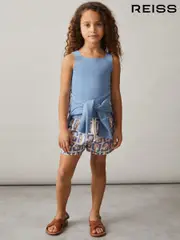 Reiss Blue Harper 9-13 yrs Compact Knit Top And Cardigan Set (AM5315) | $140