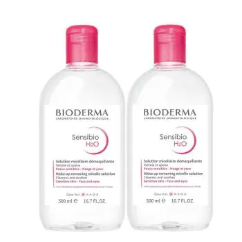 BIODERMA貝膚黛瑪 舒敏高效潔膚液500mlx2入組(平行輸入)