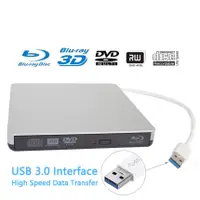 在飛比找蝦皮購物優惠-USB 3.0外接式 3D 4K 藍光燒錄機 BD / CD