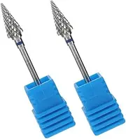 DECOMELODY 2pcs Nail Polishing Tools Cuticle Drill Bits Manicure Grinding Drill Tools for Nail Art