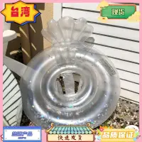 在飛比找蝦皮購物優惠-桃園熱銷 兒童游泳圈耐磨強力浮力透明夏季游泳池圈派對坦克玩具