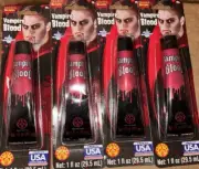Rubie's Fake Vampire Blood Halloween Costume Accessory Makeup 4 Packs
