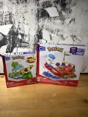 MEGA Pokemon Quaxly & Paras’s Sea Splash (188)& Bulbasaur’s Forest Fun New (82)