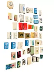 Lot Vintage Hotel Soap Bars Unused 45+ From all over the globe/world!