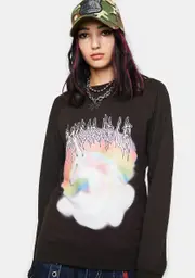 [Teen Hearts] Miserable Unicorn Pullover Sweater